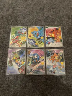 Pokemon First Partner Illustration Collection Series 1 Promo Set - 6 Cards - NM - Image 1