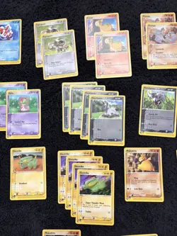 Vintage Lot Of 59 Pokemon Ruby and Sapphire Common Cards LP - Image 4