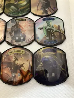 Mtg Ultra Pro Relic Token Life Counter Nicol Bolas Merfolk Gideon Foil Lot Of 15 - Image 3