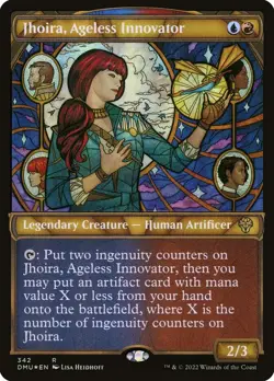 Jhoira, Ageless Innovator 342 Textured Foil Rare Dominaria United MTG NM - Image 1