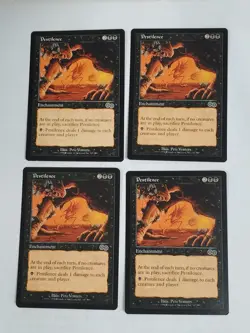MTG Playset 4x Pestilence (Urza's Saga/Black/C) - BGM - Image 1