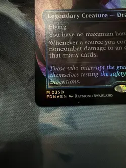 Niv-Mizzet, Visionary (Borderless) Foundations Foil - Image 2