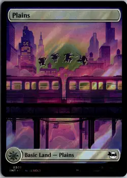 Plains () (Surge Foil) L Teenage Mutant Ninja Turtles 305 NM Foil Magic - Image 1