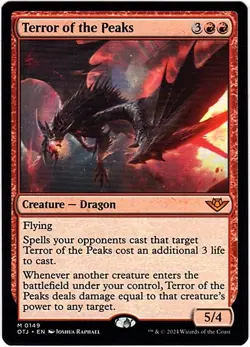 MTG Outlaws of Thunder Junction Terror of the Peaks (Mythic) - Image 1