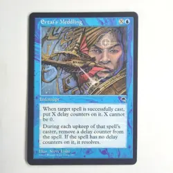 Ertai's Meddling NM Tempest Rare English 1997 MTG - Image 1