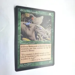 Elven Warhounds Tempest Rare English 1997 MTG - Image 3