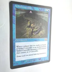 Veiled Crocodile NM Urza's Saga English Rare 1998 108/350 MTG NM - Image 3