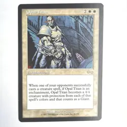 Opal Titan NM Urza's Saga English Rare 1998 26/350 MTG NM - Image 1