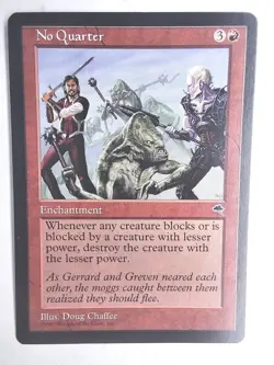 No Quarter Tempest NM English 1997 Rare MTG - Image 1