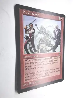 No Quarter Tempest NM English 1997 Rare MTG - Image 3
