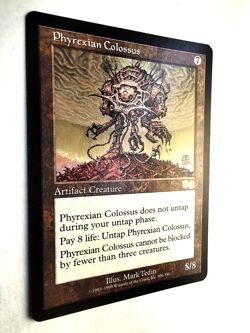 Phyrexian Colossus NM Urza's Saga English 1998 306/350 MTG - Image 3