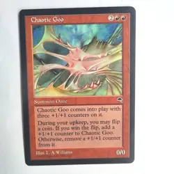 Chaotic Goo NM Tempest Rare English 1997 MTG - Image 1