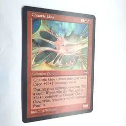 Chaotic Goo NM Tempest Rare English 1997 MTG - Image 3