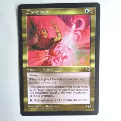 Dracoplasm NM Tempest Rare English 1997 MTG - Image 1