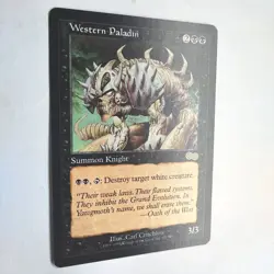 Western Paladin NM Urza's Saga English Rare 1998 168/350 MTG NM - Image 3