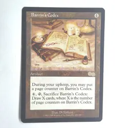 Barron's Codex NM Urza's Saga English Rare 1998 286/350 MTG - Image 1