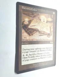 Barron's Codex NM Urza's Saga English Rare 1998 286/350 MTG - Image 3