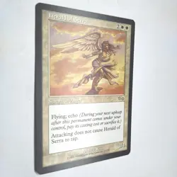 Herald of Serra NM Urza's Saga English Rare 1998 17/350 MTG - Image 3