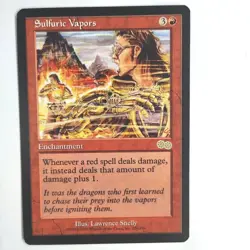 Sulfuric Vapors NM Urza's Saga English Rare 1998 220/350 MTG - Image 1