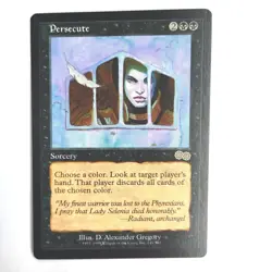 Persecute NM Urza's Saga English Rare 1998 146/350 MTG - Image 1