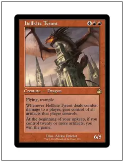 1x Hellkite Tyrant, Retro Frame, Magic MTG NM - Image 1