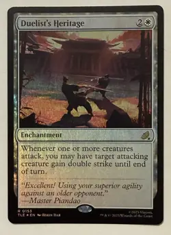 Duelist's Heritage Foil - Avatar: The Last Airbender: Eternal-Legal MTG - Image 1