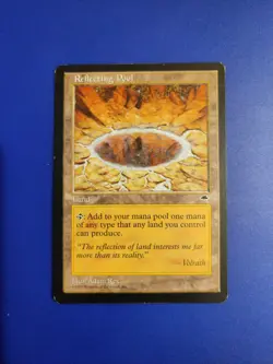 Reflecting Pool R Tempest Magic The Gathering MTG Lightly Played LP Single Land - Image 1