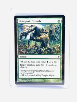Magic The Gathering Mutagenic Growth New Phyrexia Regular, MT/NM - Image 1