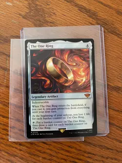 The One Ring Prerelease Foil Promo Magic the Gathering MTG Lord of the Rings 246 - Image 1