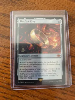 The One Ring Prerelease Foil Promo Magic the Gathering MTG Lord of the Rings 246 - Image 3
