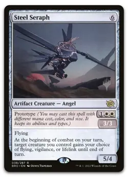 Steel Seraph #38 (NM) Brothers' War PPBRO Magic MTG - Image 1