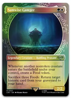 Samwise Gamgee (Showcase) #327 (Foil) (NM) Lord of the Rings LTR Magic MTG - Image 1