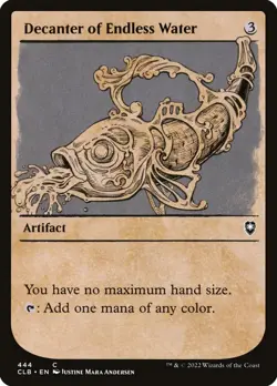 MTG Decanter of Endless Water Showcase ** Battle for Baldur's Gate ** English - Image 1