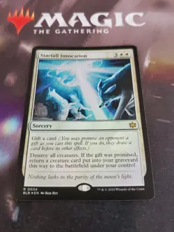 Mtg. Starfall Invocation. Foil. Bloomburrow. Pack Fresh - Image 1