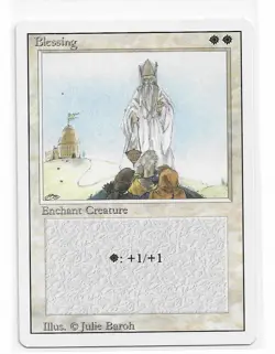 Magic the Gathering ~ MTG ~ 1x Blessing ~ LP ~ REVISED - Image 1