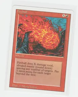 Magic the Gathering ~ MTG ~ 1x Fireball ~ M/NM ~ REVISED - Image 1