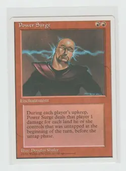 Magic the Gathering ~ MTG ~ 1x Power Surge ~ Fourth Edition ~ 4Ed ~ M/NM - Image 1