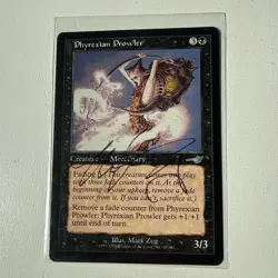 1x Signed Phyrexian Prowler Nemesis MTG FREE SHIPPING - Image 1