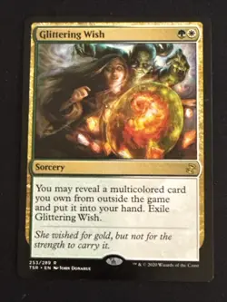 1x Glittering Wish (253) Time Spiral Remastered LP MTG Magic the Gathering x1 - Image 1