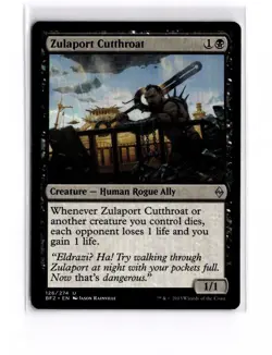 Zulaport Cutthroat Battle for Zendikar DM Damaged - Image 1
