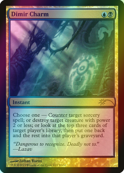 1x MTG Friday Night Magic 2013 FOIL ** Dimir Charm ** English (NM) - Image 1
