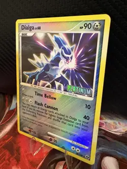 Dialga Lv.68 16/106 Platinum Holo Rare Pokemon Card MP Clean Front - Image 2