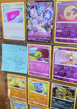Pokemon GO Pokemon Card Lot: 31 cards (Mewtwo V, Melmetal, Tyranitar, Blissey) - Image 2