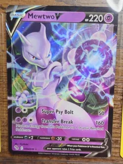Pokemon GO Pokemon Card Lot: 31 cards (Mewtwo V, Melmetal, Tyranitar, Blissey) - Image 3
