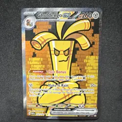 Pokemon Gholdengo ex Special Illustration Rare SV04 Paradox Rift 252/182 Holo 2… - Image 1