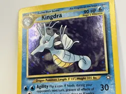Vintage 2000 Pokemon TCG Neo Genesis KINGDRA HOLO Rare 8/111 NM English, Unltd - Image 4