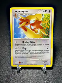 Pokemon TCG Diamond & Pearl Set Regular Rare Lopunny 30/130 (A) - HP - Image 1