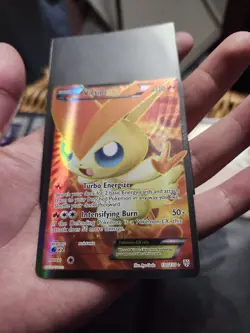 Pokemon: Plasma Storm *Foil* Victini EX (131/135) Full Art *Light Play* - Image 2