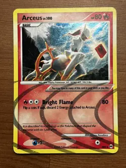 ARCEUS LV.100 AR3 - Holo Rare Platinum Arceus Expansion 2009 Pokemon TCG LP/MP - Image 1