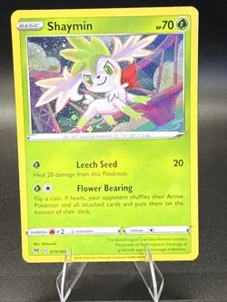 Pokemon TCG Shaymin Pokemon Promos 015/185 Holo Cosmos Holo Rare Holo Rare - Image 1